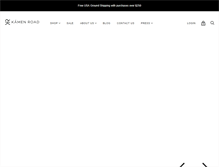 Tablet Screenshot of kamenroad.com